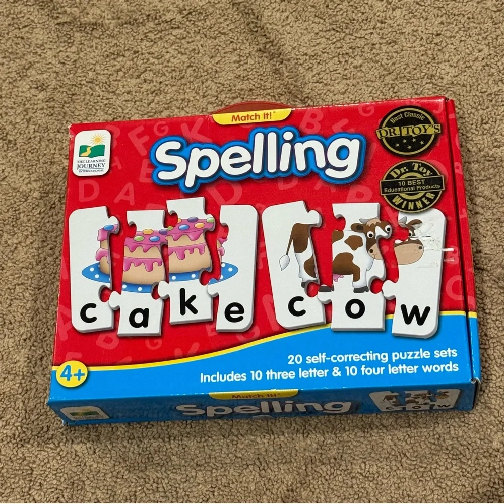 The Learning Journey Match It! Spelling Puzzle Set – Open Box Excellent
